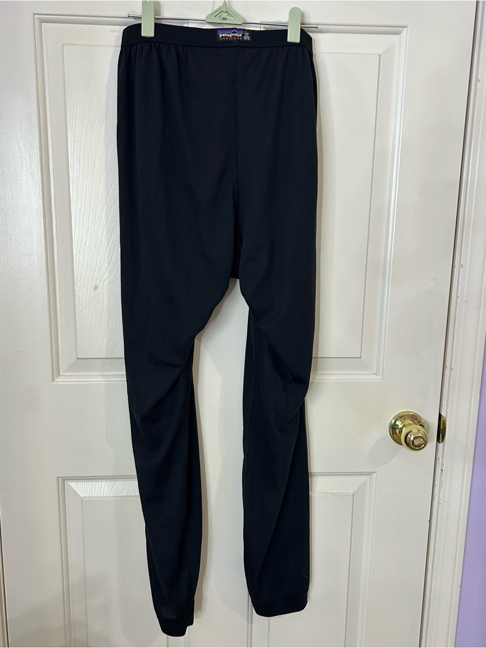 Vintage Patagonia Capilene Base Layer Pants Mens XL Black Bottoms USA Made - Picture 3 of 9